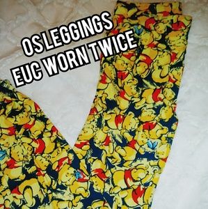 One size lularoe pooh leggings